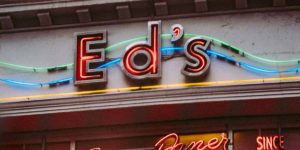 Ed's diner neon sign